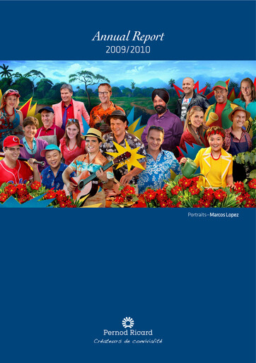 Thumbnail Pernod Ricard Annual Report 2009