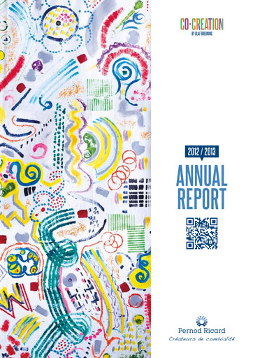 Thumbnail Pernod Ricard Annual Report 2012