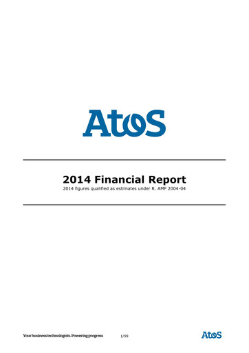 Miniature Atos Rapport financier 2014