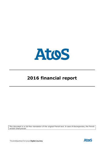 Miniature Atos Rapport financier 2016