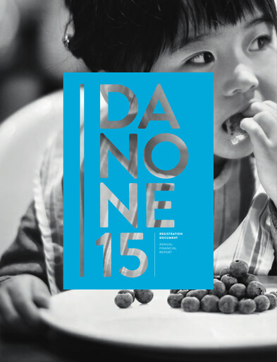 Thumbnail Danone Annual Report 2015