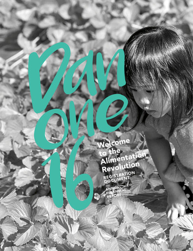 Thumbnail Danone Annual Report 2016