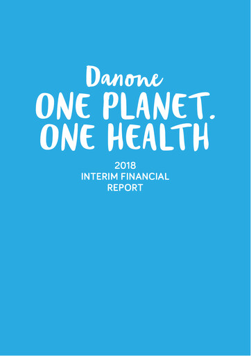 Thumbnail Danone Financial Statement 2018-h1