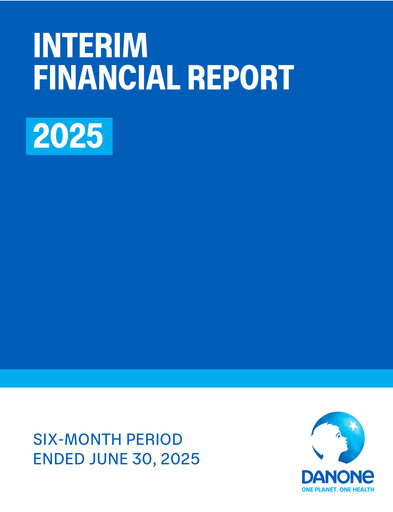 Thumbnail Danone Financial Statement 2025-h1