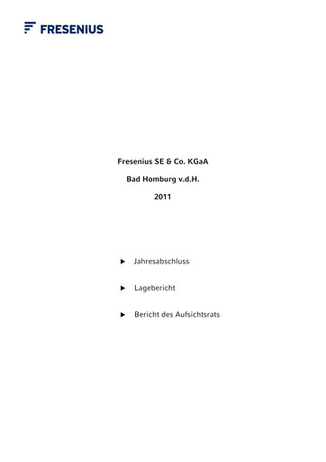 Thumbnail Fresenius Financial Statement 2011