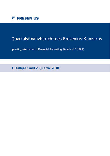 Thumbnail Fresenius Half-year Report 2018-h1