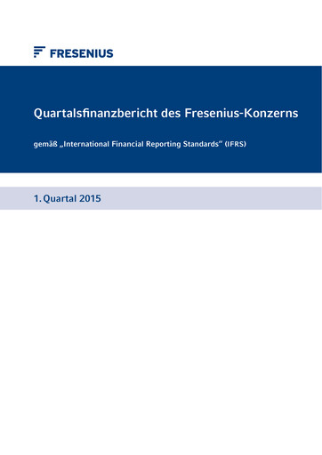 Thumbnail Fresenius Quarterly Report 2015-q1