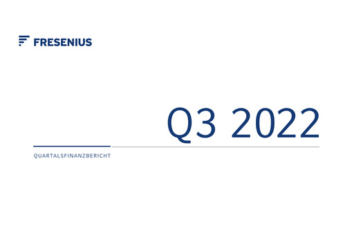 Thumbnail Fresenius Quarterly Report 2022-q3