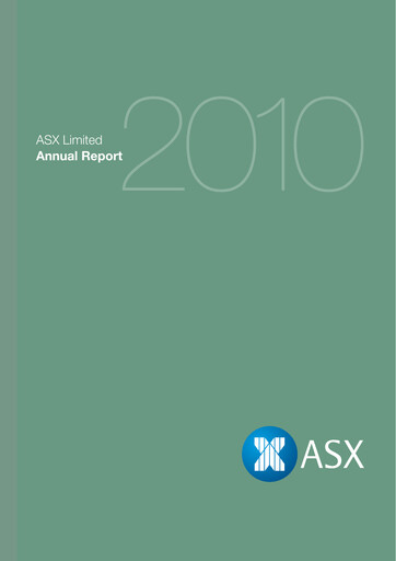 Thumbnail ASX Annual Report 2010