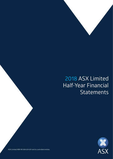 Thumbnail ASX Half-year Report 2018-h1