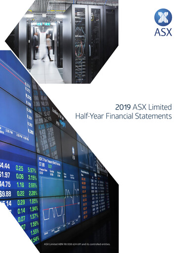 Thumbnail ASX Half-year Report 2019-h1