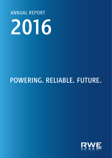 Thumbnail RWE Annual Report 2016