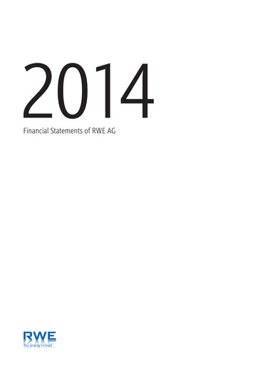 Thumbnail RWE Financial Statement 2014