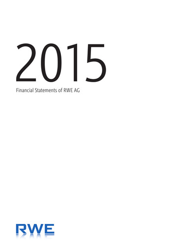 Thumbnail RWE Financial Statement 2015
