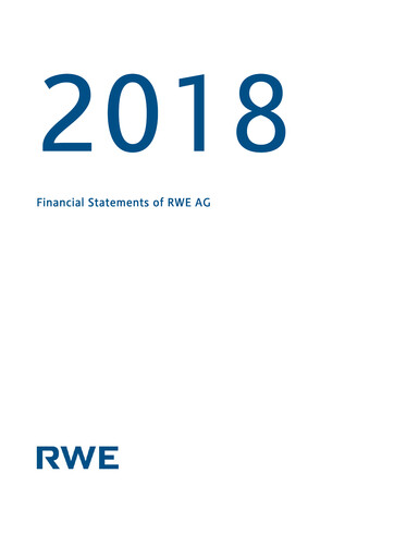 Thumbnail RWE Financial Statement 2018
