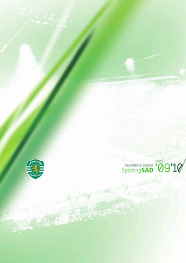 Thumbnail Sporting Clube de Portugal Annual Report 2009-2010