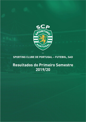 Thumbnail Sporting Clube de Portugal Half-year Report 2019-2020