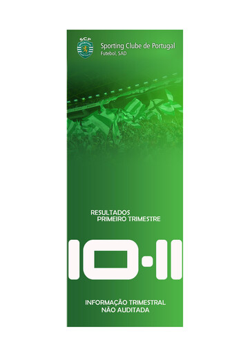 Thumbnail Sporting Clube de Portugal Quarterly Report 2010-2011-q1
