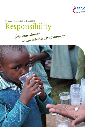Vorschaubild Merck KGaA Nachhaltigkeitsbericht 2012