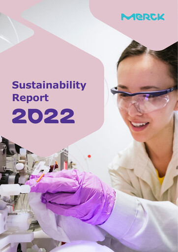Vorschaubild Merck KGaA Nachhaltigkeitsbericht 2022