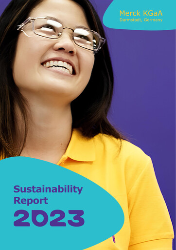 Vorschaubild Merck KGaA Nachhaltigkeitsbericht 2023