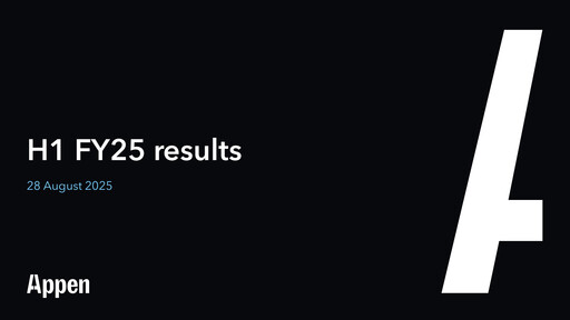 Thumbnail Appen Half-year Report 2025-h1