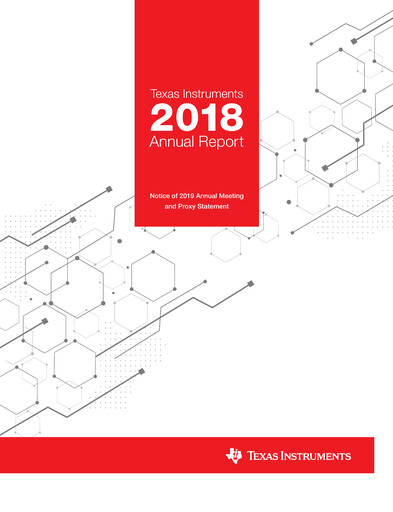 Thumbnail Texas Instruments Annual Report 2018