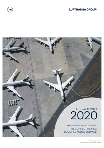 Thumbnail Lufthansa Annual Report 2020