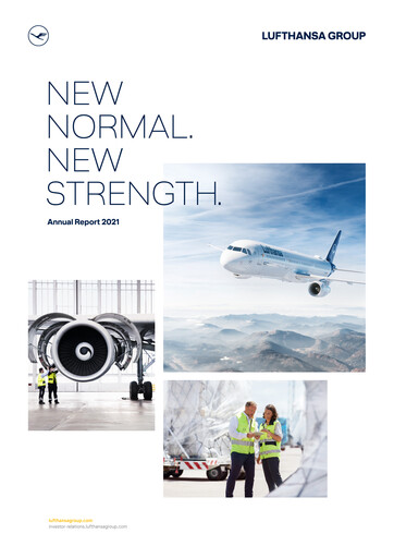 Thumbnail Lufthansa Annual Report 2021