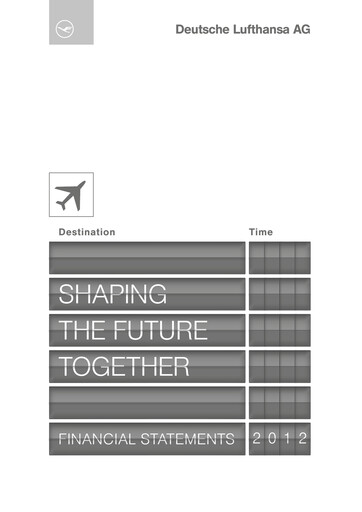 Thumbnail Lufthansa Financial Statement 2012