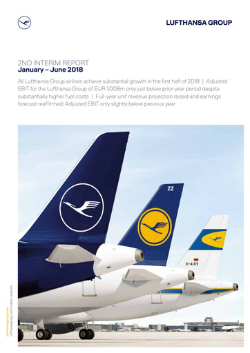 Miniature Lufthansa Rapport semestriel 2018-h1