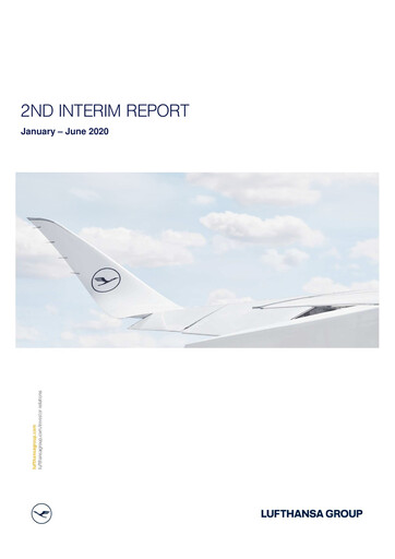 Miniature Lufthansa Rapport semestriel 2020-h1