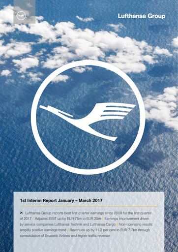 Thumbnail Lufthansa Quarterly Report 2017-q1