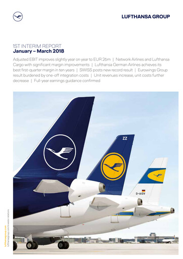 Thumbnail Lufthansa Quarterly Report 2018-q1