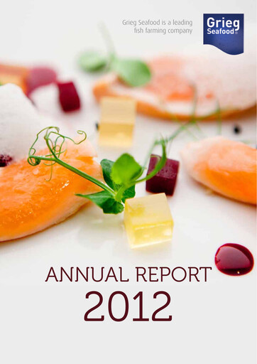 Thumbnail Grieg Seafood Annual Report 2012