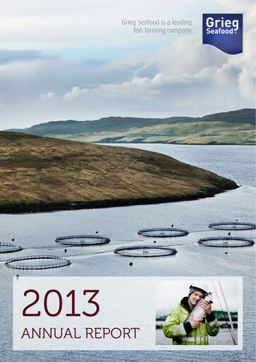 Thumbnail Grieg Seafood Annual Report 2013