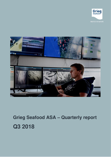 Thumbnail Grieg Seafood Quarterly Report 2018-q3
