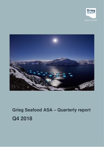 Thumbnail Grieg Seafood Quarterly Report 2018-q4