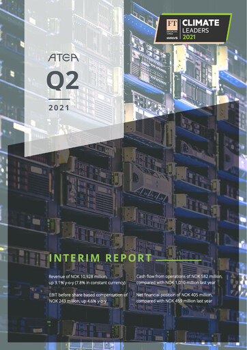 Thumbnail Atea ASA Quarterly Report 2021-q2
