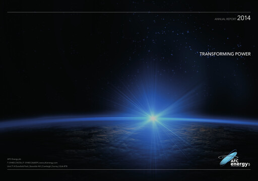 Vorschaubild AFC Energy Jahresbericht 2014