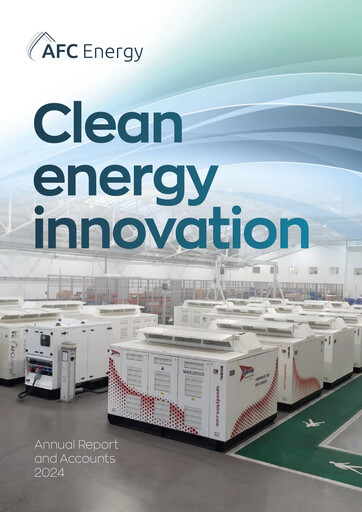 Vorschaubild AFC Energy Jahresbericht 2024