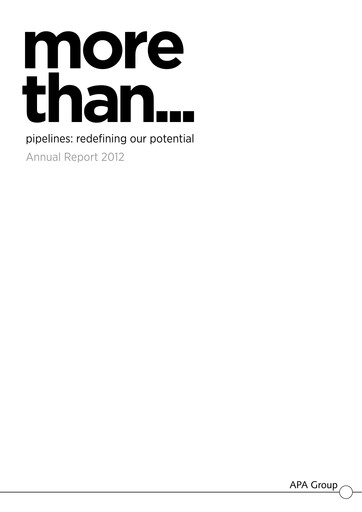 Thumbnail APA Group Annual Report 2012