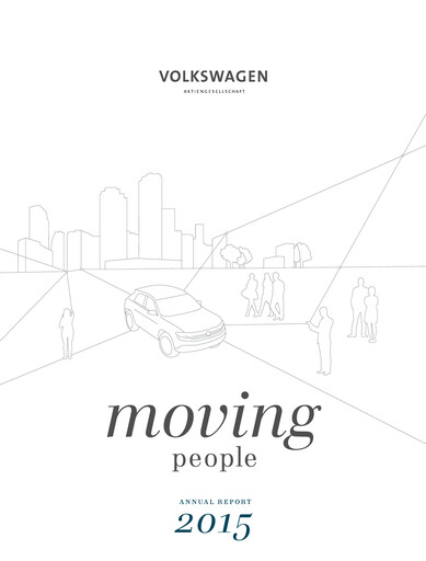 Miniature Volkswagen Rapport annuel 2015