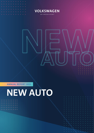 Miniature Volkswagen Rapport annuel 2021