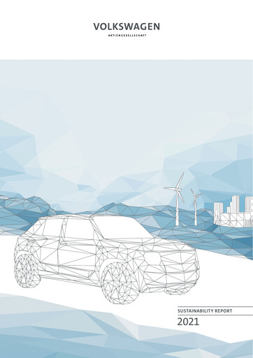 Vorschaubild Volkswagen Nachhaltigkeitsbericht 2021