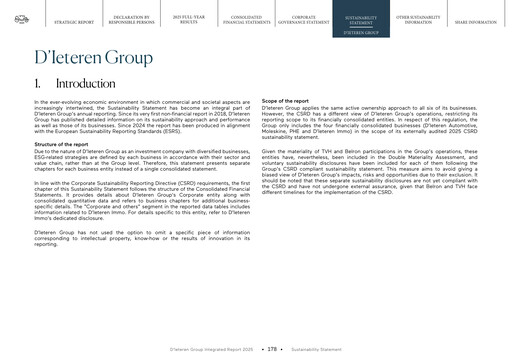 Thumbnail D'Ieteren Group Sustainability Report 2025