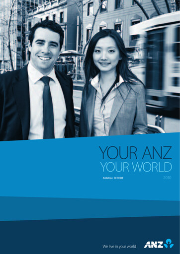 Thumbnail ANZ Bank Annual Report 2010