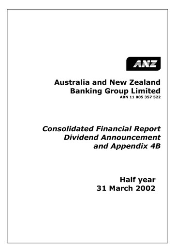 Thumbnail ANZ Bank Financial Statement 2002-h1