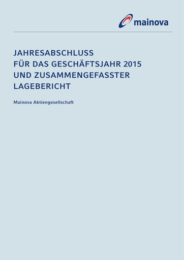 Vorschaubild Mainova Finanzmitteilung 2015