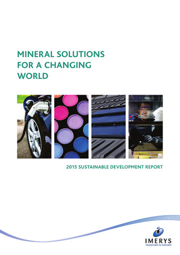 Thumbnail Imerys Sustainability Report 2015